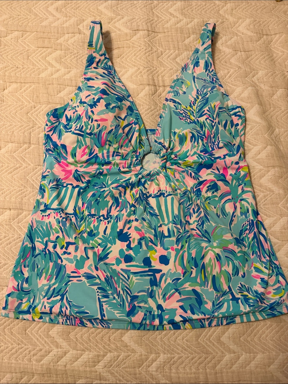 Lilly Pulitzer Hot Pink Swim Top with Tag